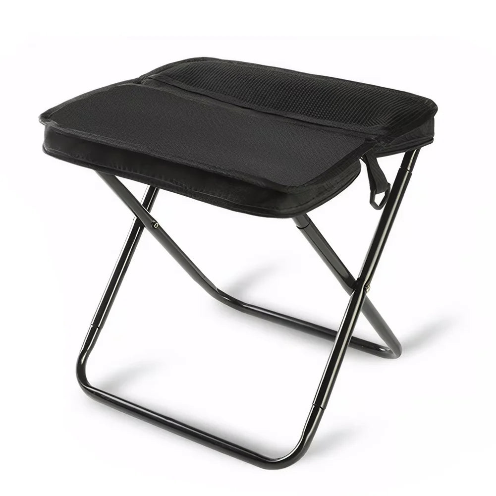 Portable foldable backpack stool lightweight compact camping chair for hiking, fishing, picnic outdoor travel and sports