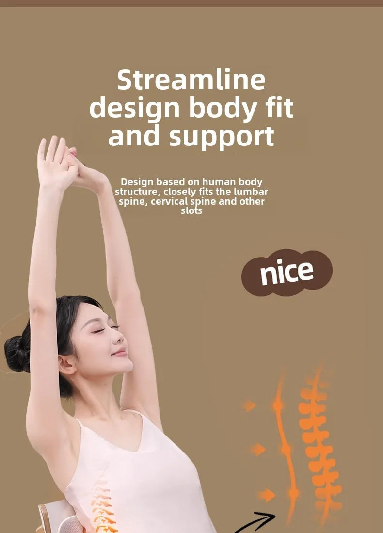 JAIYORL Rechargeable Shiatsu Portable Massager, Massage Cushion for Neck, Shoulder, Back, with Rotating Heads Heat